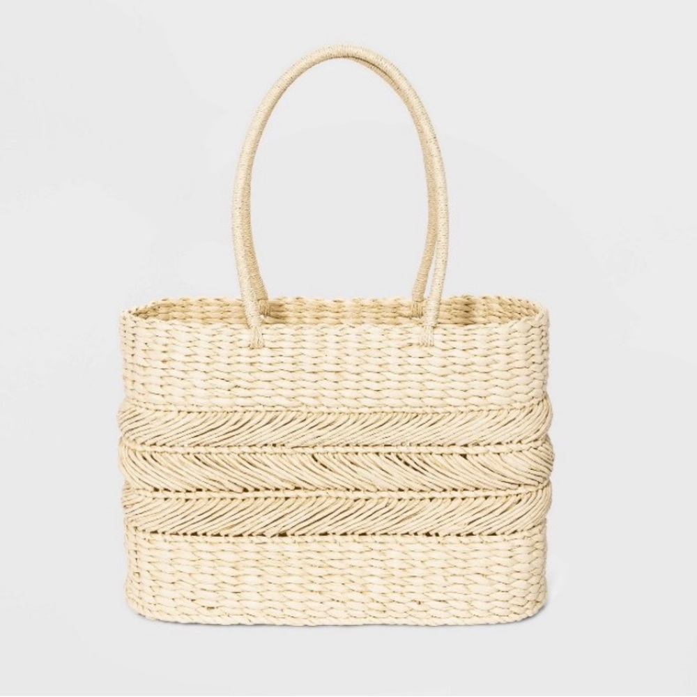 A New Day | Straw Tote Handbag